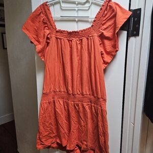 J.Crew Women's Orange Jumpsuit M